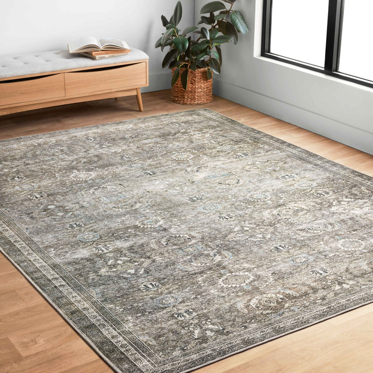 Bungalow Rose Sim Oriental Antique/Moss Area Rug & Reviews Wayfair
